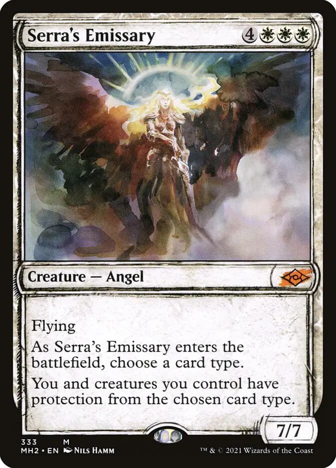 Card image of Serra's Emissary