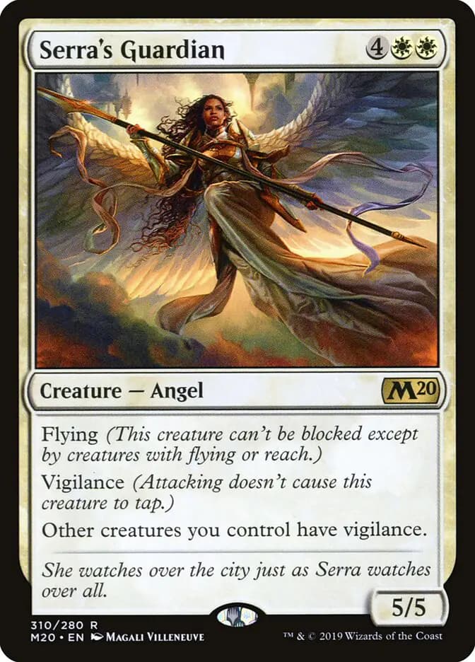 Card image of Serra's Guardian