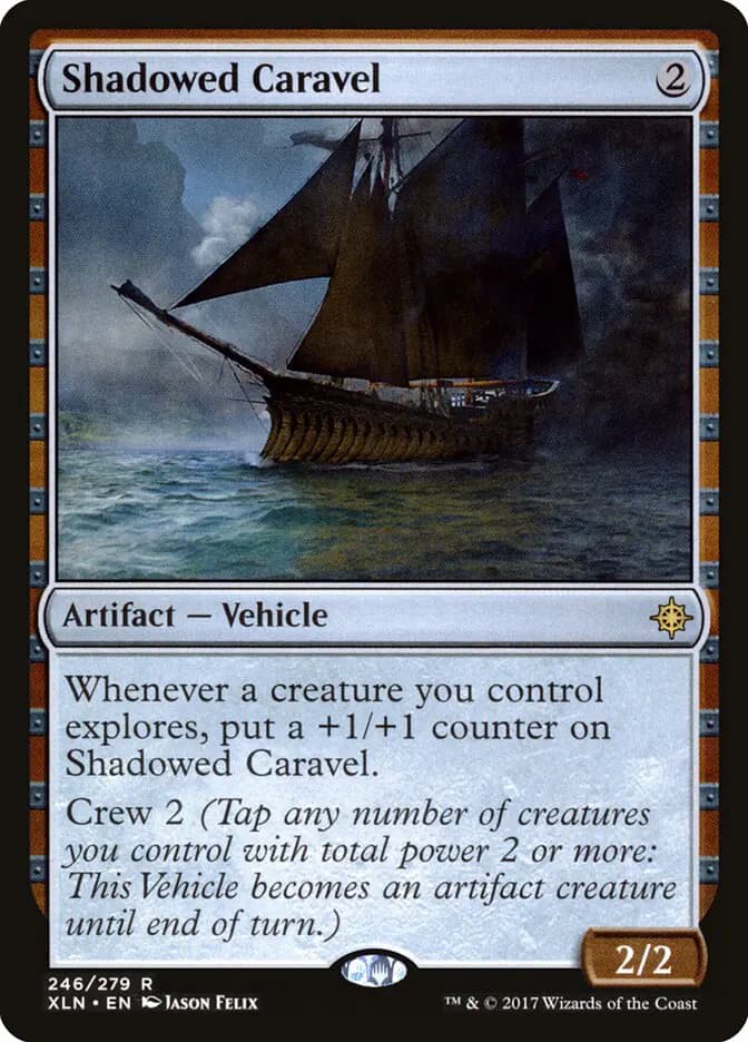 Card image of Shadowed Caravel