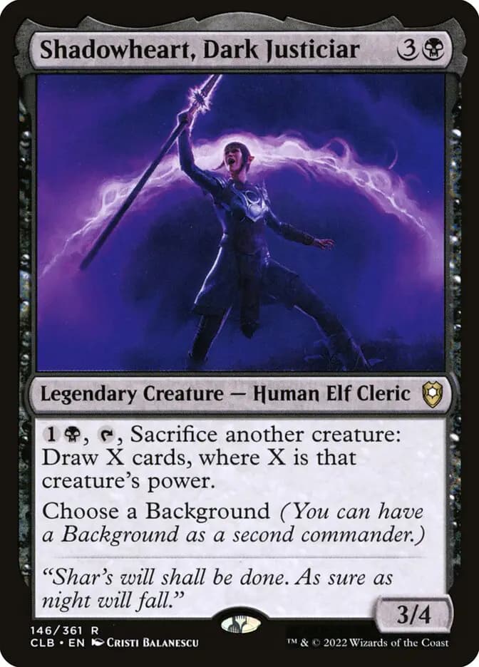 Card image of Shadowheart, Dark Justiciar
