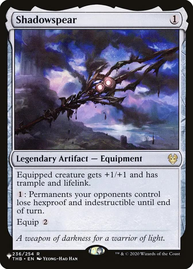 Card image of Shadowspear