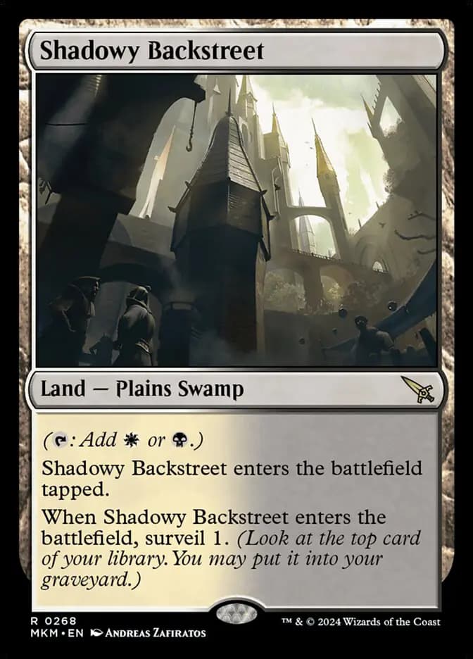 Card image of Shadowy Backstreet