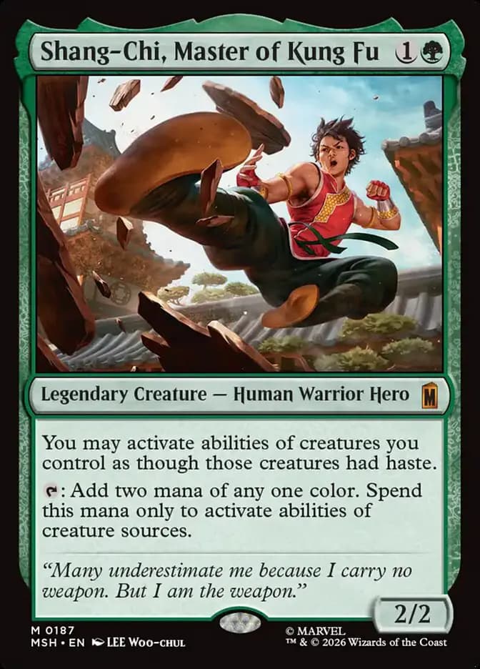 Card image of Shang-Chi, Master of Kung Fu
