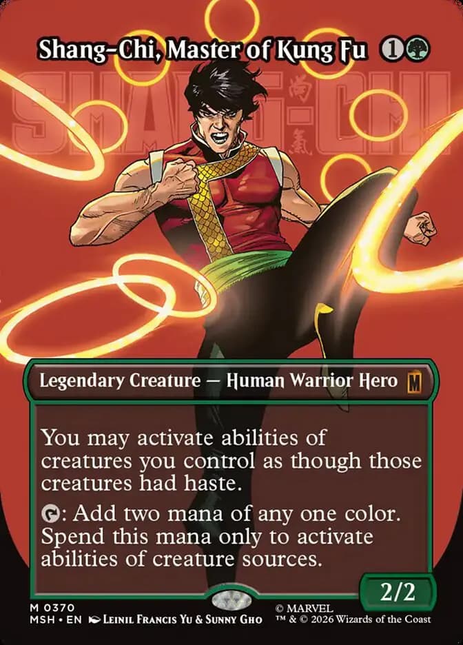 Card image of Shang-Chi, Master of Kung Fu