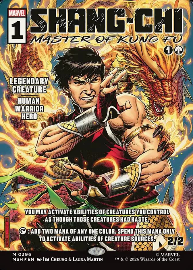 Card image of Shang-Chi, Master of Kung Fu