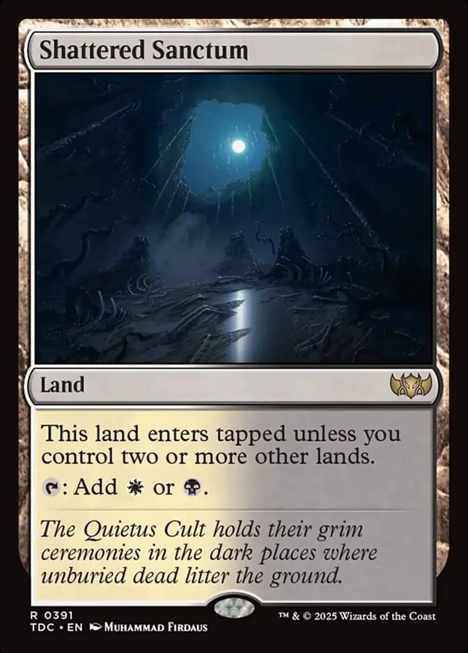 Card image of Shattered Sanctum