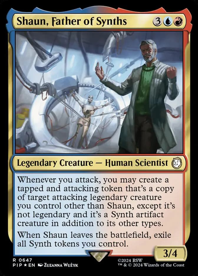 Card image of Shaun, Father of Synths