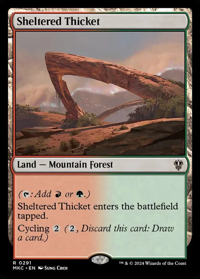Card image of Sheltered Thicket
