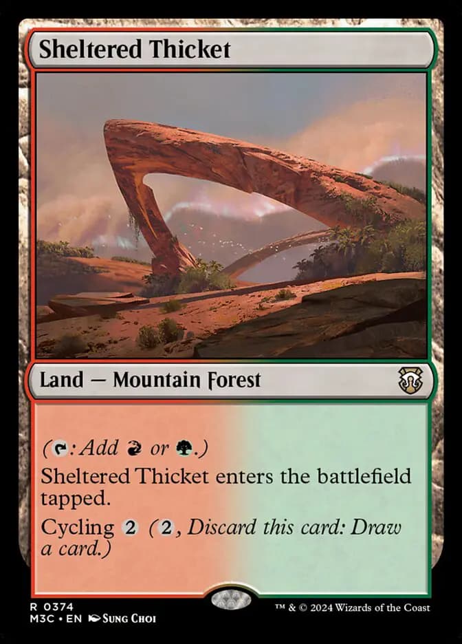 Card image of Sheltered Thicket