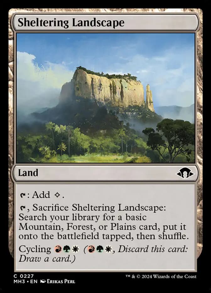 Card image of Sheltering Landscape