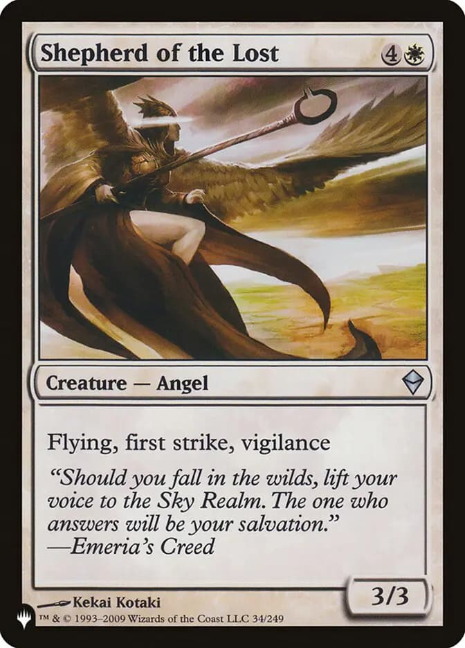 Card image of Shepherd of the Lost