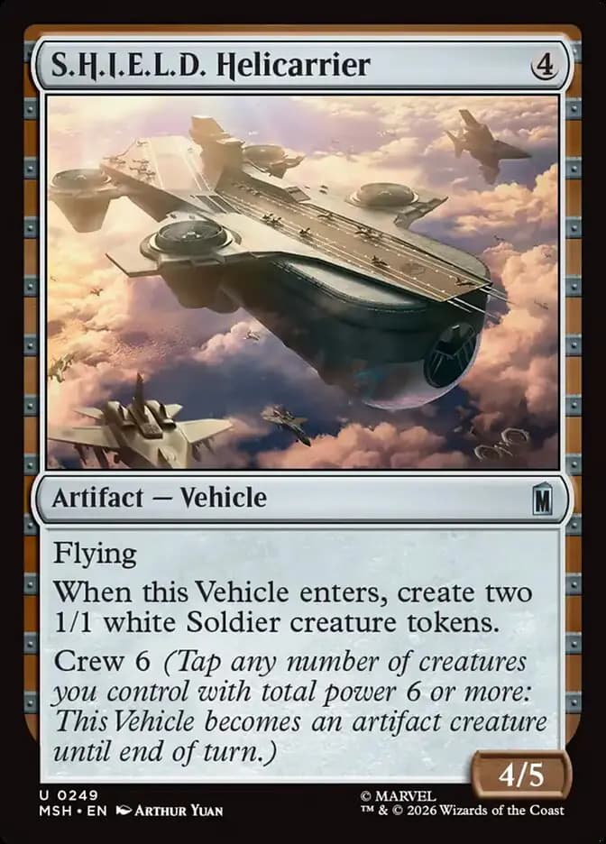 Card image of S.H.I.E.L.D. Helicarrier