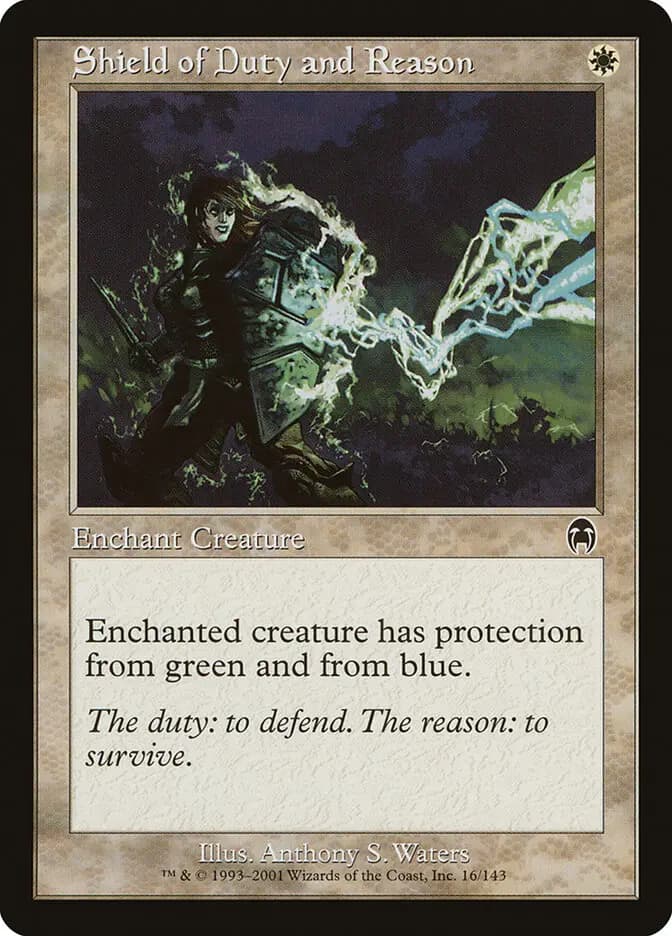 Card image of Shield of Duty and Reason