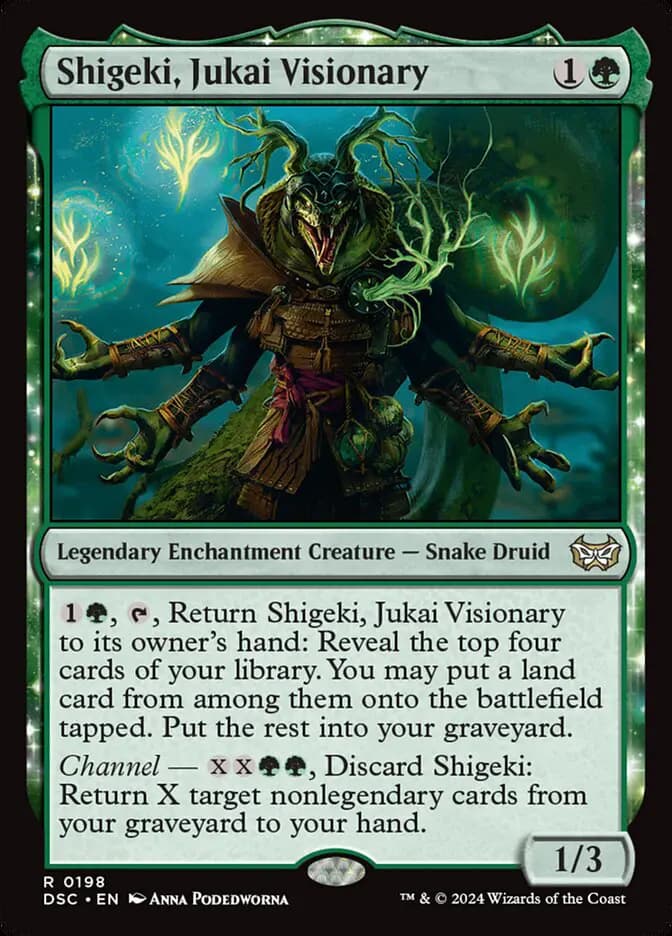 Card image of Shigeki, Jukai Visionary