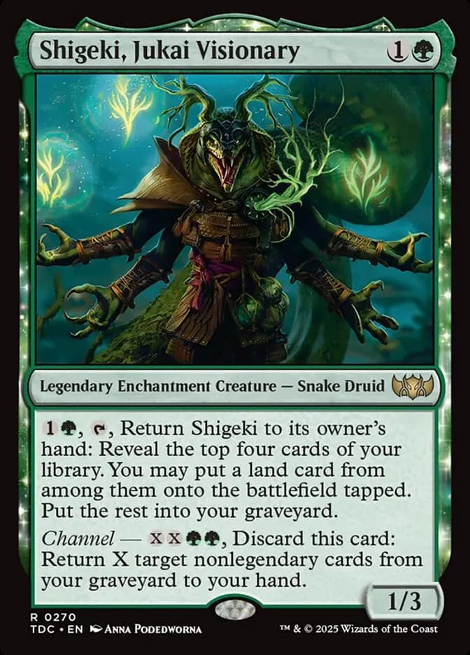 Card image of Shigeki, Jukai Visionary