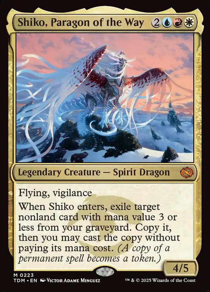 Card image of Shiko, Paragon of the Way