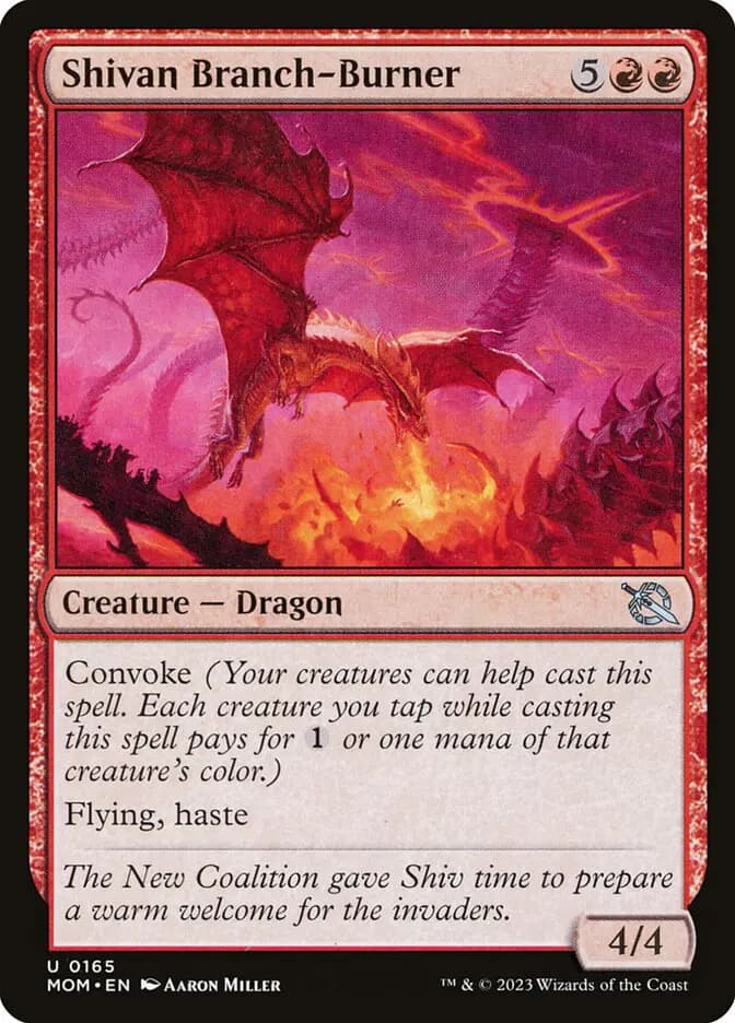 Card image of Shivan Branch-Burner