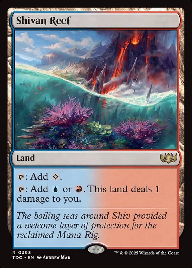 Card image of Shivan Reef