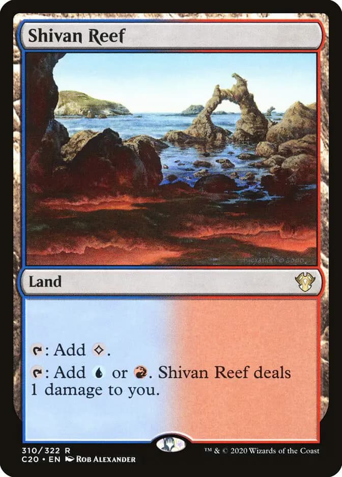 Card image of Shivan Reef