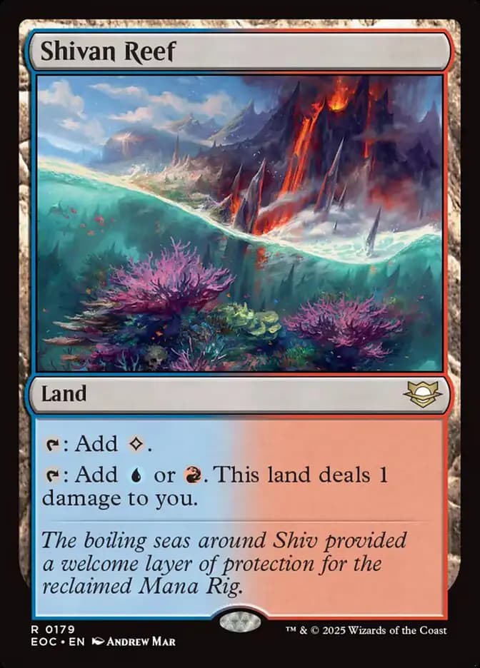 Card image of Shivan Reef