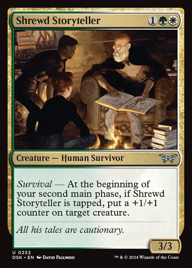 Card image of Shrewd Storyteller