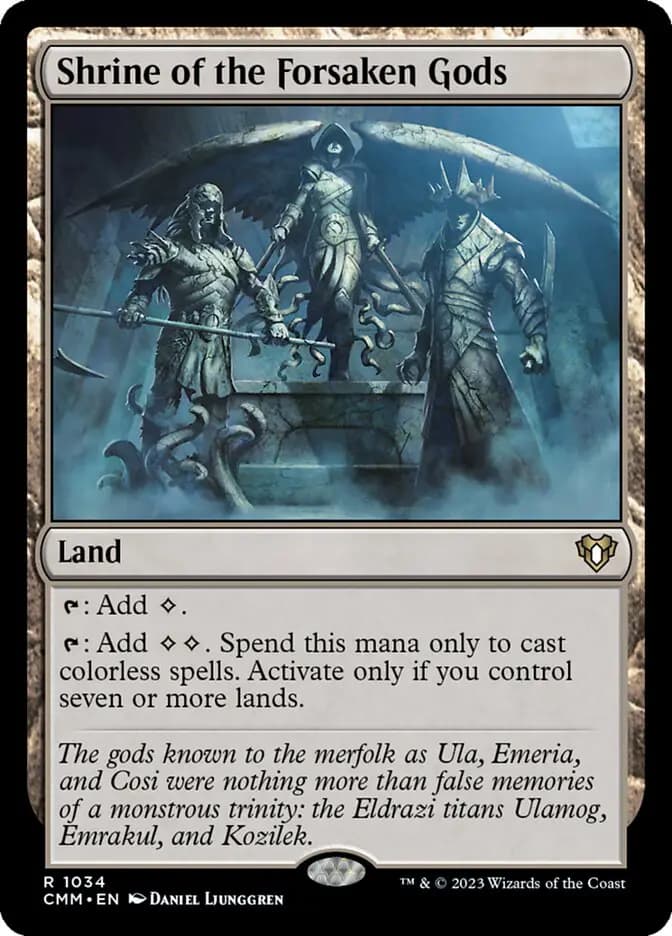 Card image of Shrine of the Forsaken Gods