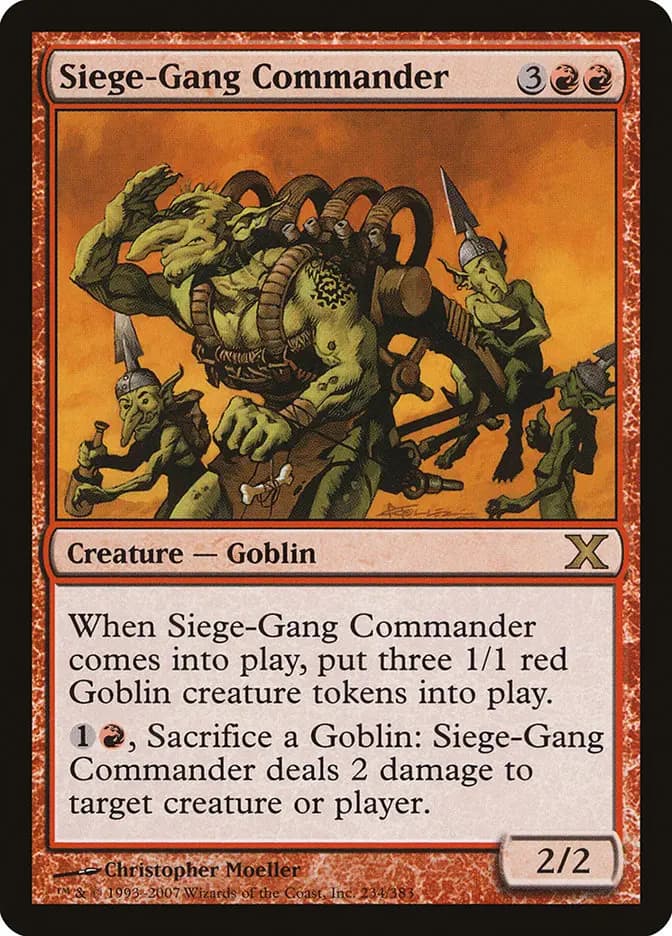 Card image of Siege-Gang Commander