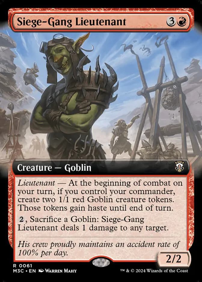 Card image of Siege-Gang Lieutenant
