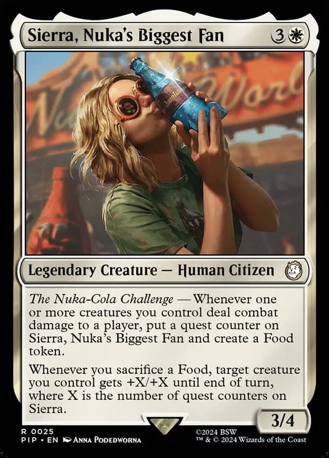 Card image of Sierra, Nuka's Biggest Fan