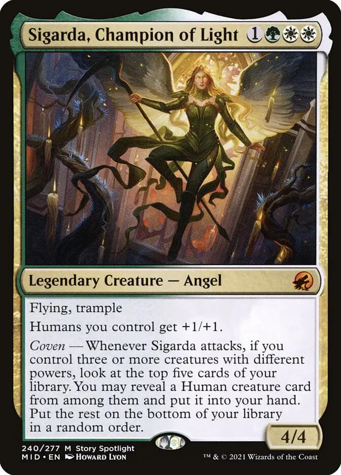 Card image of Sigarda, Champion of Light