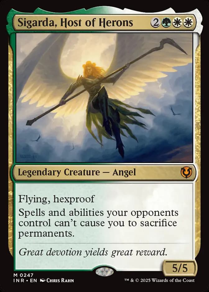 Card image of Sigarda, Host of Herons