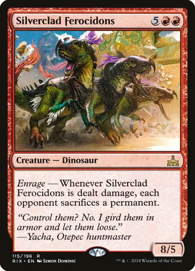 Card image of Silverclad Ferocidons