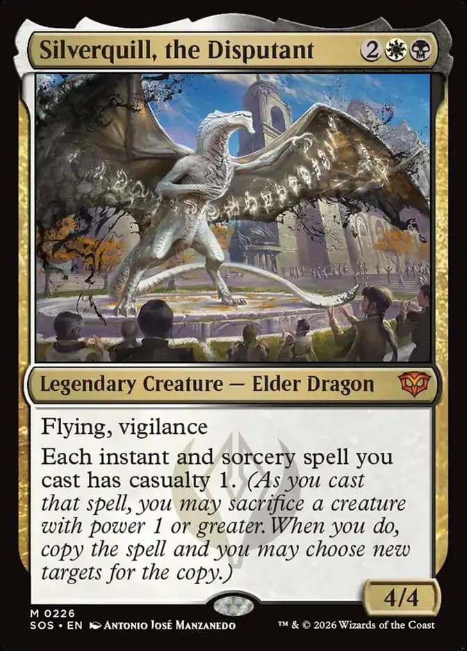 Card image of Silverquill, the Disputant