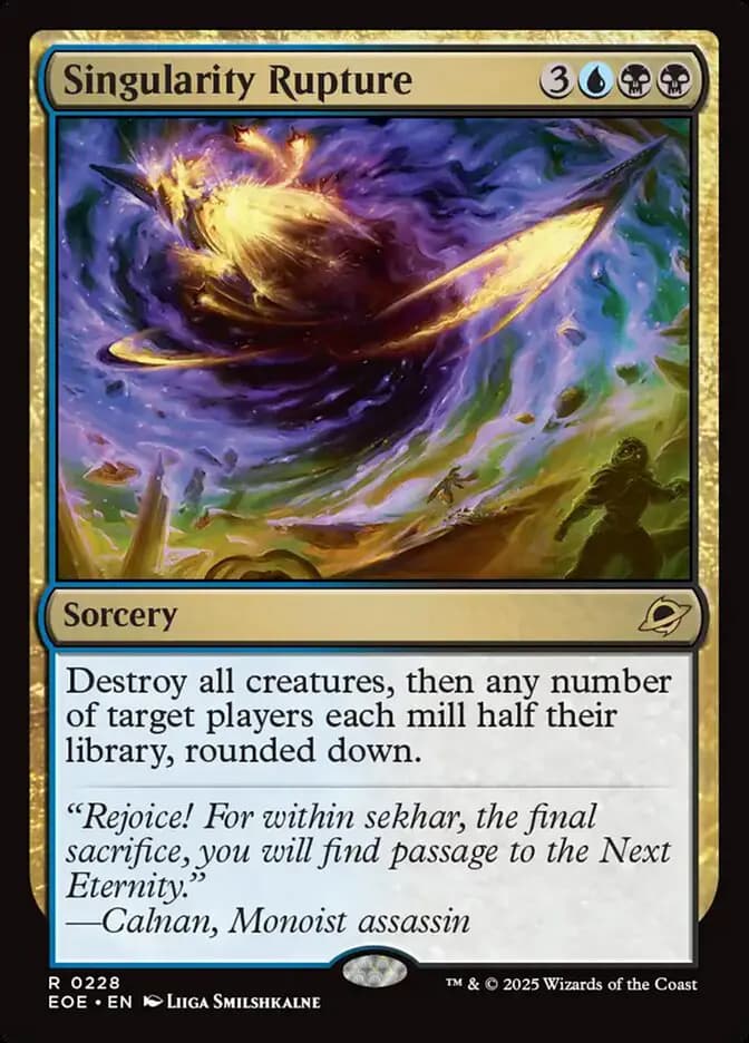 Card image of Singularity Rupture