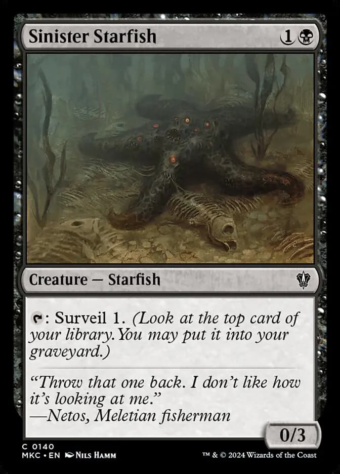 Card image of Sinister Starfish