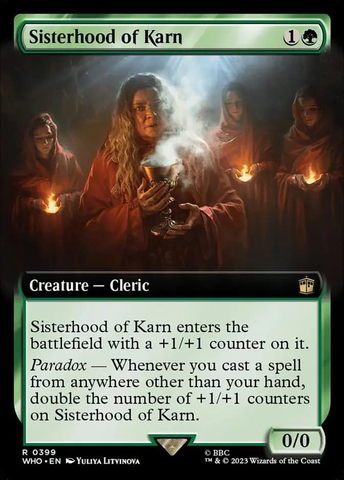 Card image of Sisterhood of Karn