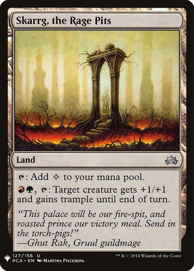 Card image of Skarrg, the Rage Pits