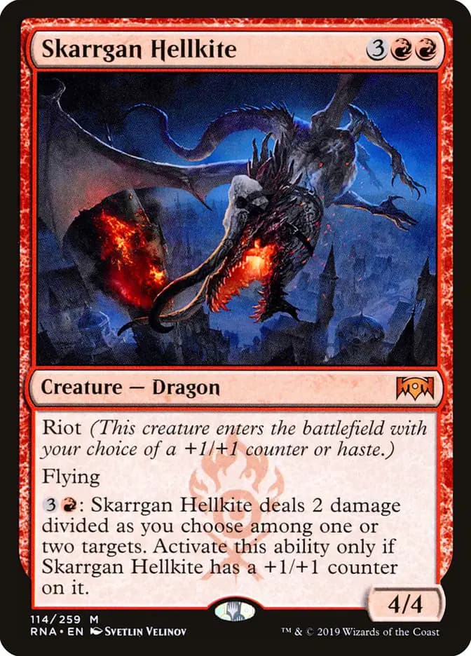 Card image of Skarrgan Hellkite