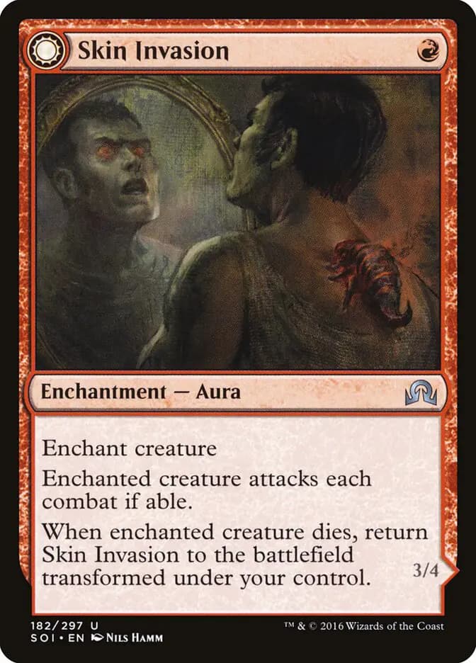 Card image of Skin Invasion / Skin Shedder