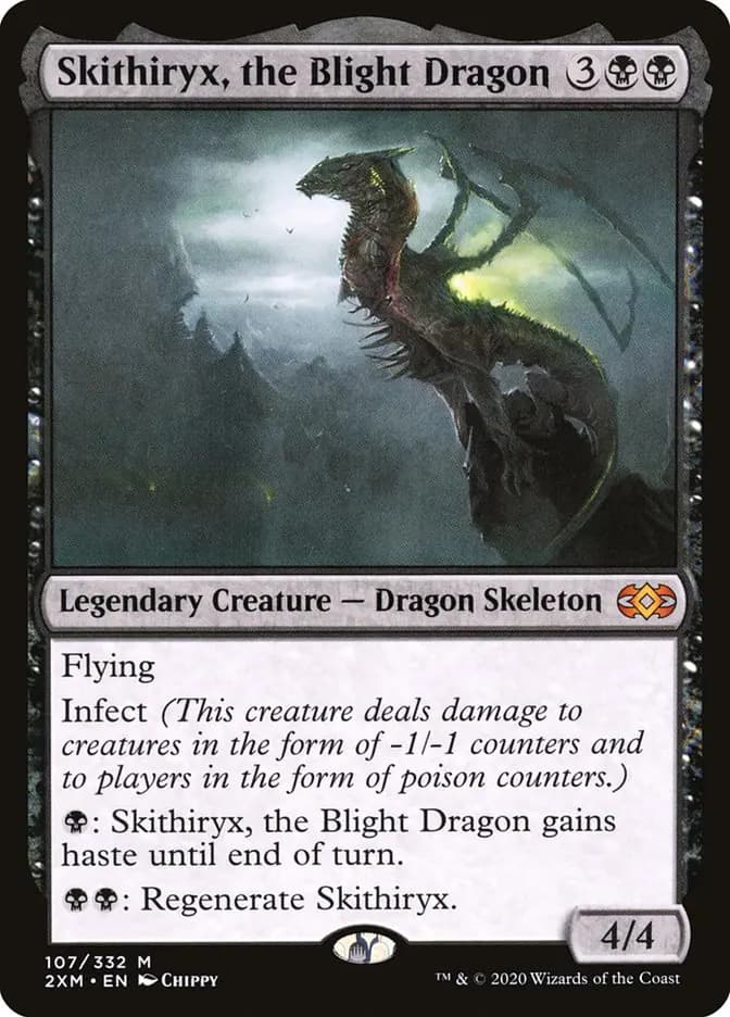 Card image of Skithiryx, the Blight Dragon