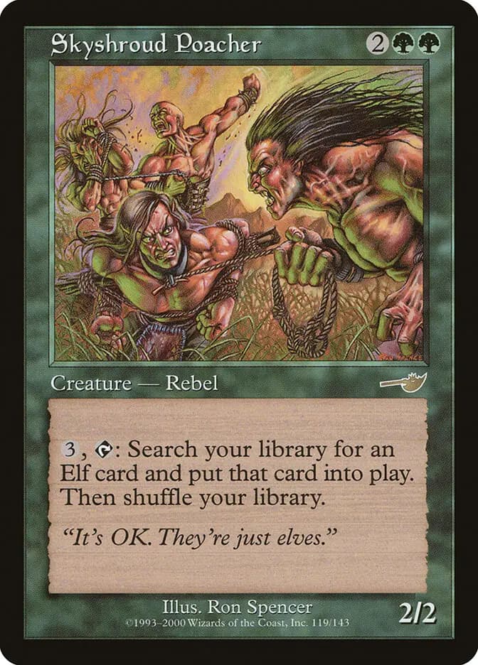 Card image of Skyshroud Poacher