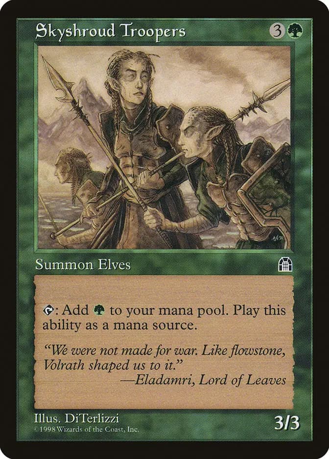 Card image of Skyshroud Troopers