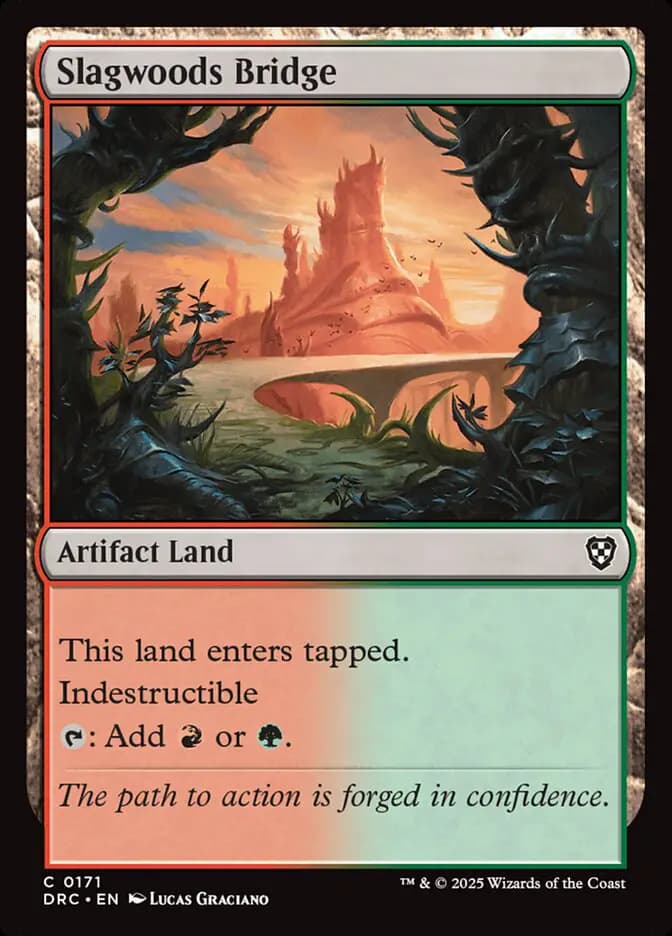 Card image of Slagwoods Bridge