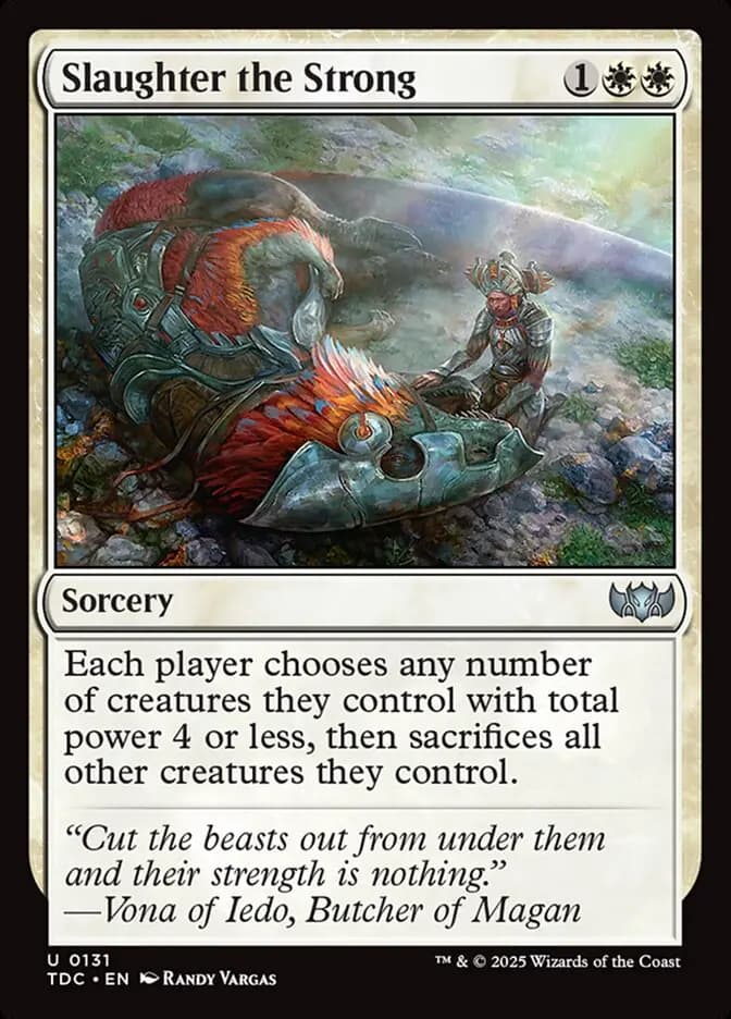 Card image of Slaughter the Strong