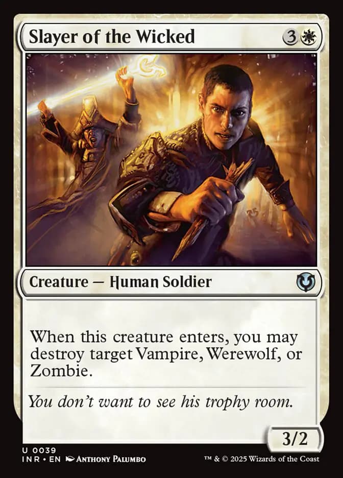 Card image of Slayer of the Wicked