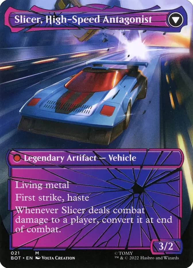 Card image of Slicer, Hired Muscle / Slicer, High-Speed Antagonist