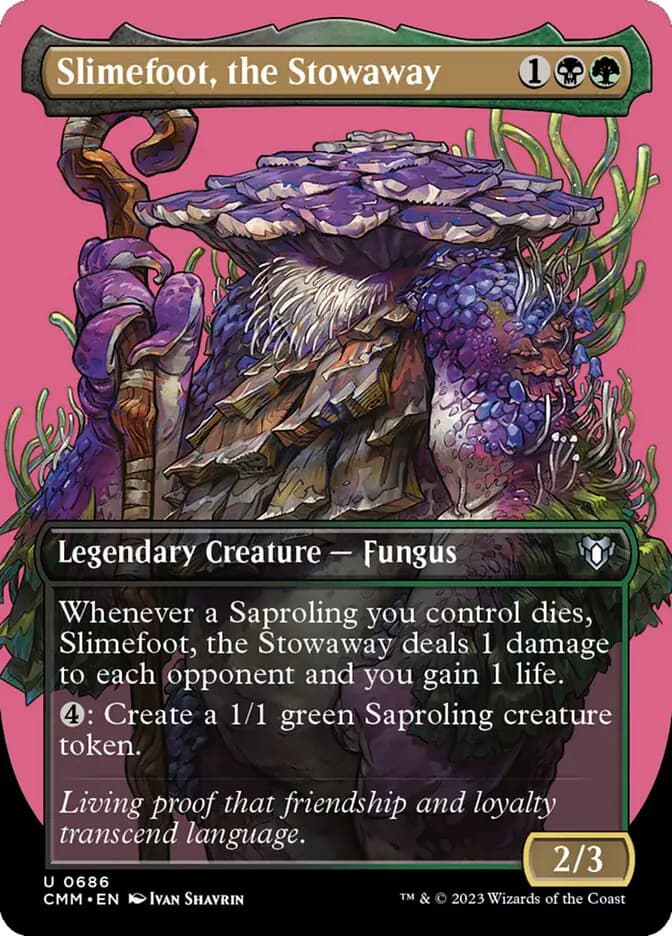 Card image of Slimefoot, the Stowaway