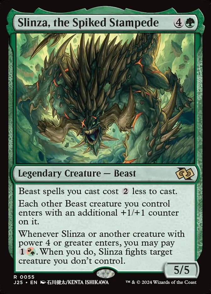 Card image of Slinza, the Spiked Stampede