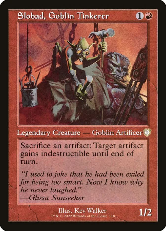 Card image of Slobad, Goblin Tinkerer