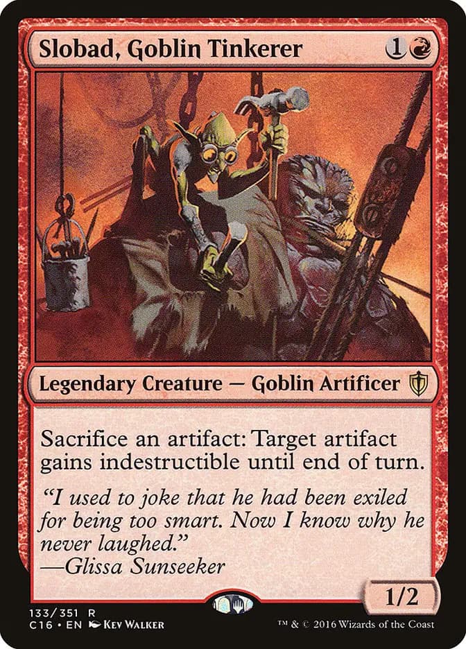 Card image of Slobad, Goblin Tinkerer
